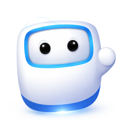 Framey AI mascot illustration